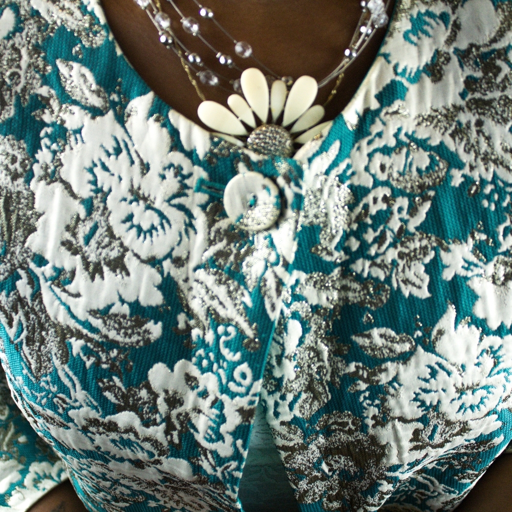 Embroidered Blazer
